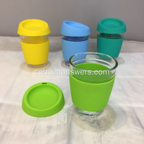 Pasadya nga gihimo nga ceramic mug silicone rubber sleeve